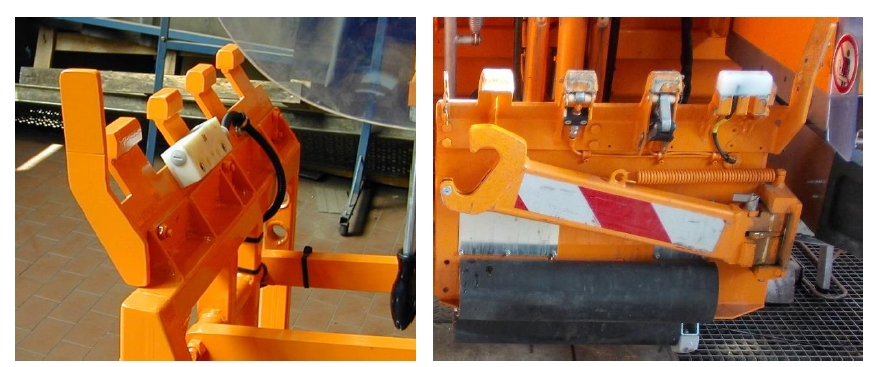 umístění antén na vyklapěči